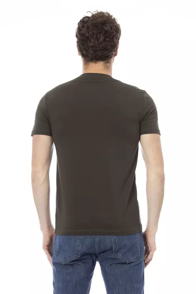 Baldinini Trend Men's Green Cotton T-Shirt