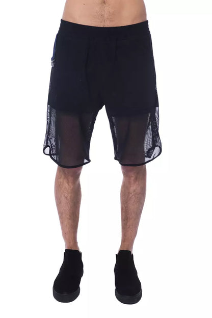 Nicolo Tonetto Black Polyester Men Shorts