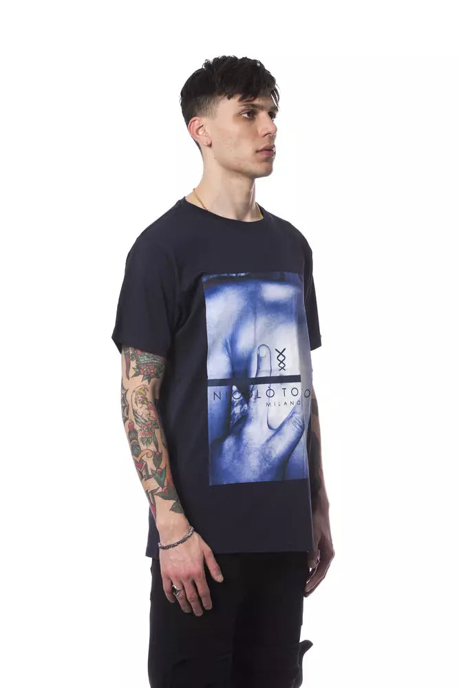 Nicolo Tonetto Men's Blu Navy T-shirt