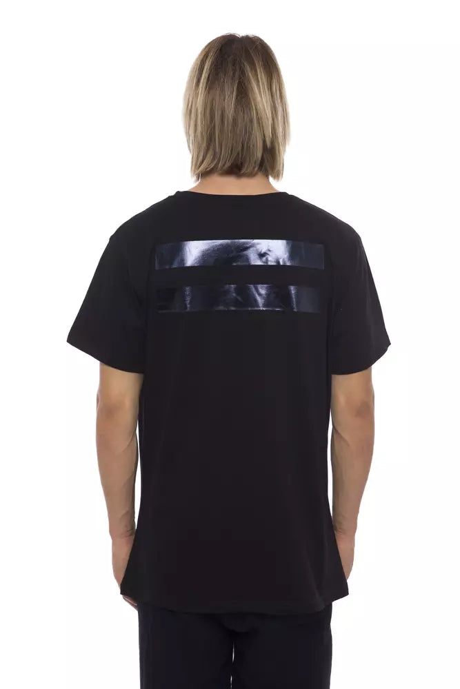 Nicolo Tonetto Men's Black Cotton T-Shirt