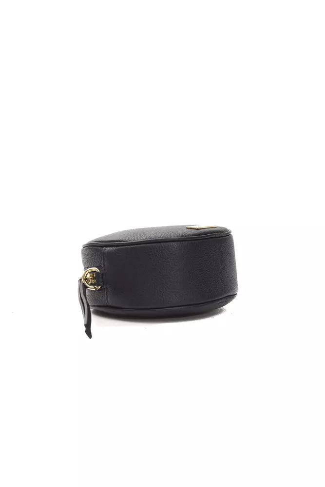 Small Crossbody Oval Handbag by Pompei Donatella for women in leather gray features a transformative sophistication silhouette, showcasing a secure , ample built-in-compartments, and versatile crossbody-strap for a transformative sophistication look.
