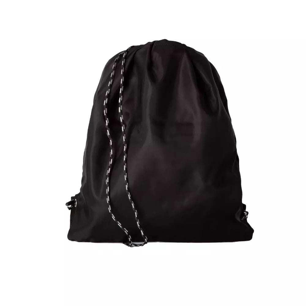 Drawstring Backpack by Neil Barrett for men in nylon black features a architectural Nylon Drawstring Backpack design with a secure drawstring, ample , and versatile backpack-strap for a architectural finish.