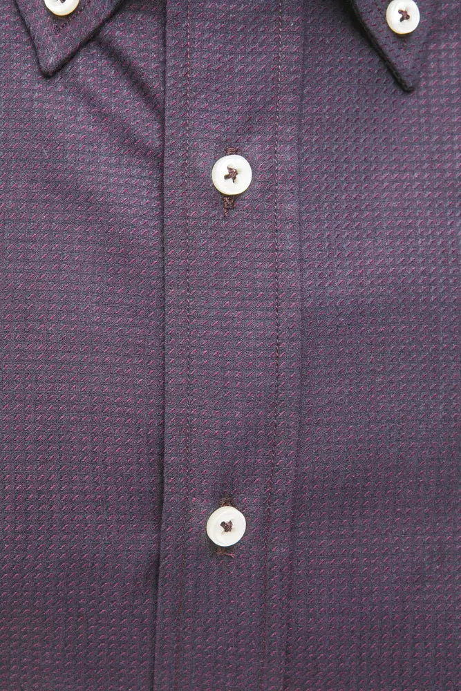 Robert Friedman Men's Black Cotton Shirt