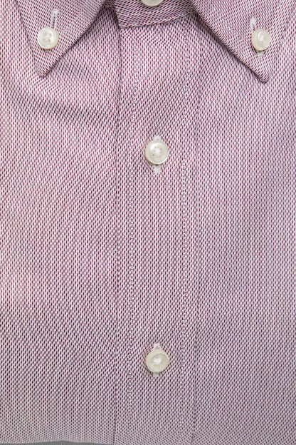 Robert Friedman Men's Red Cotton Shirt