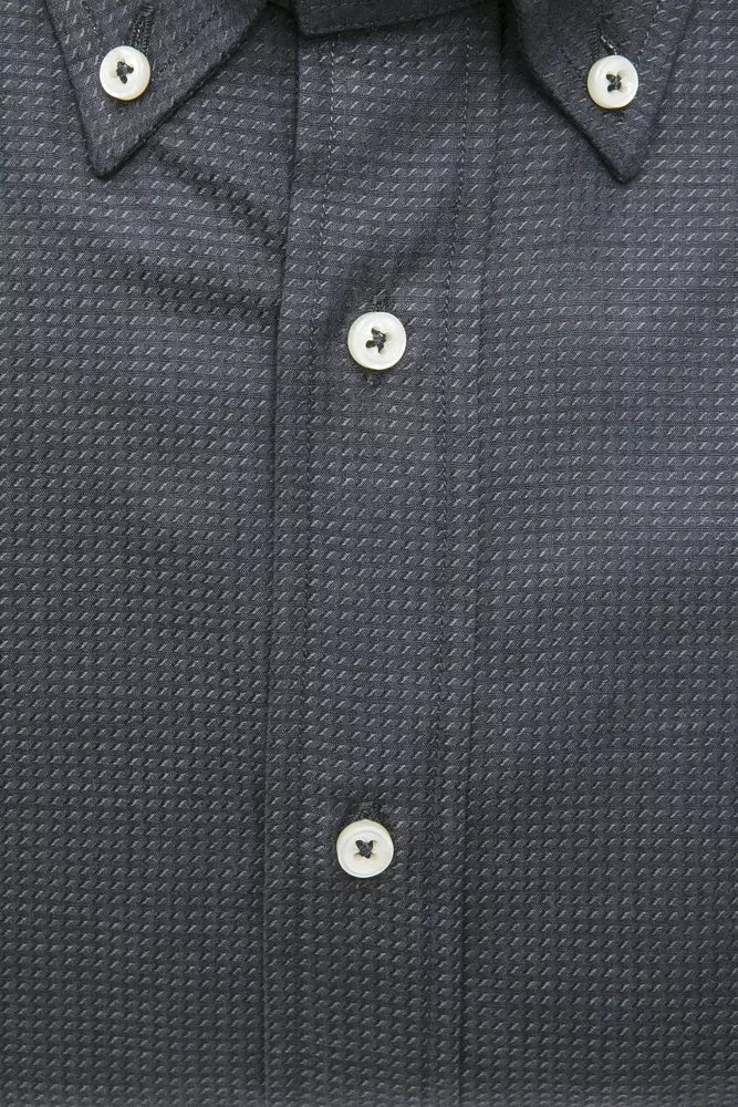 Robert Friedman Men's Green Cotton Shirt