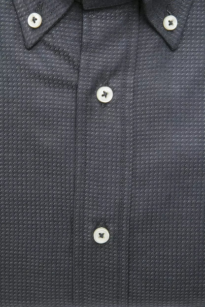 Robert Friedman Men's Green Cotton Shirt