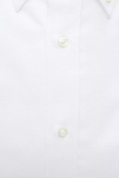 Robert Friedman Men's White Cotton Shirt