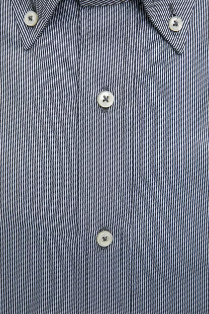 Robert Friedman Men's Blue Cotton Shirt