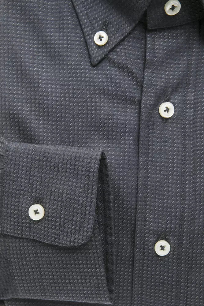 Robert Friedman Men's Green Cotton Shirt