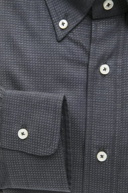 Robert Friedman Men's Green Cotton Shirt