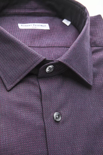 Burgundy Cotton Shirt