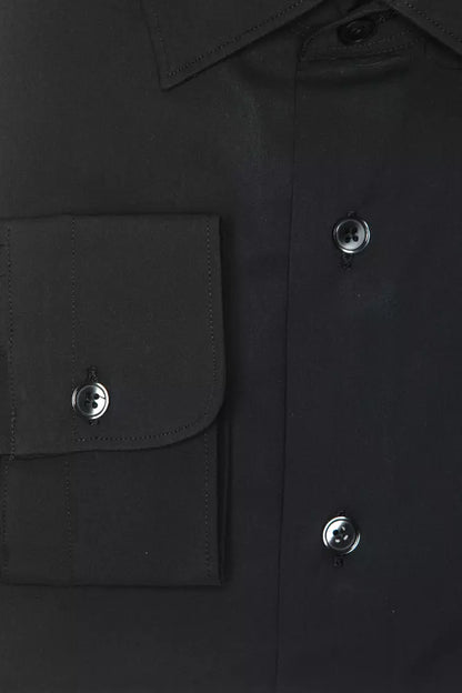 Dress Shirt by Robert Friedman for men in stretch polyamide cotton gray features an polished silhouette, showcasing a sophisticated and detail for a truly polished finish.