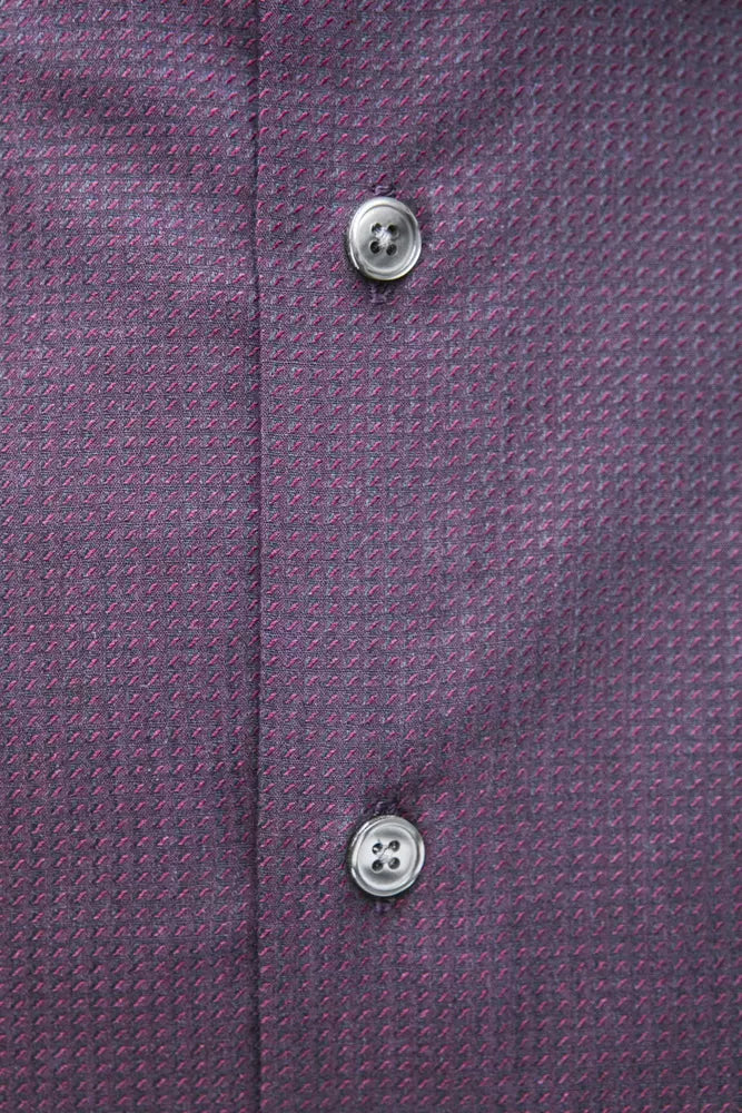 Burgundy Cotton Shirt