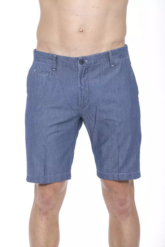 Bermuda Shorts by Armata Di Mare for men in cotton blue features a eye catching and short with a eye catching .