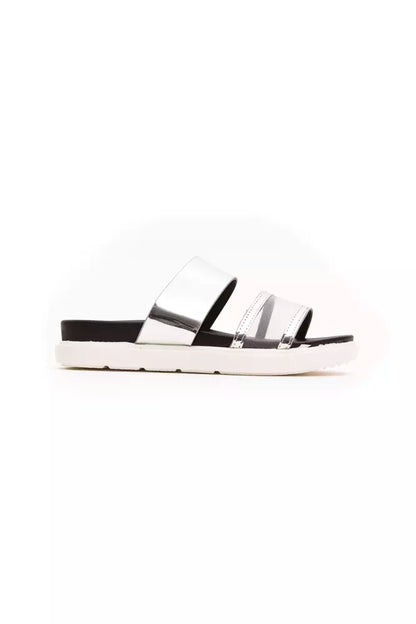 Péché Originel Silver Polyurethane Sandal