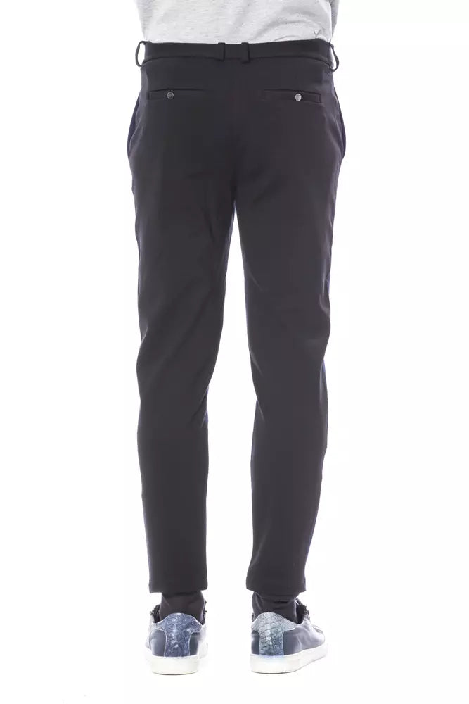 Blue & Navy Verri Men's Slim Fit Pants