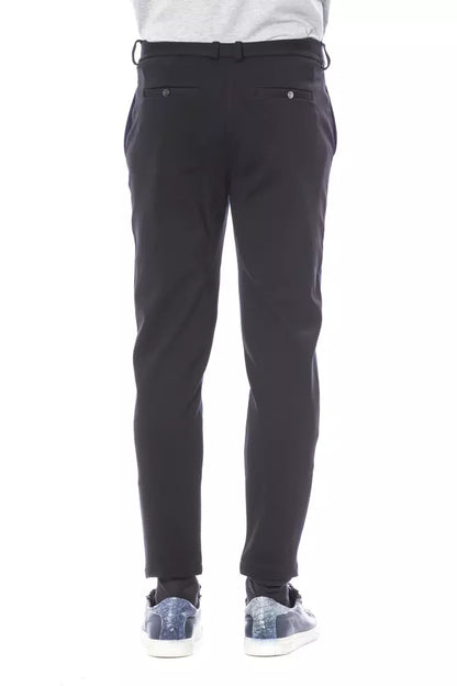 Blue & Navy Verri Men's Slim Fit Pants
