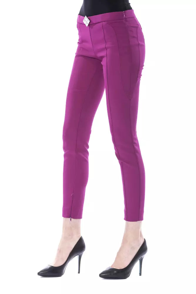 Magenta Women's Skinny Pants