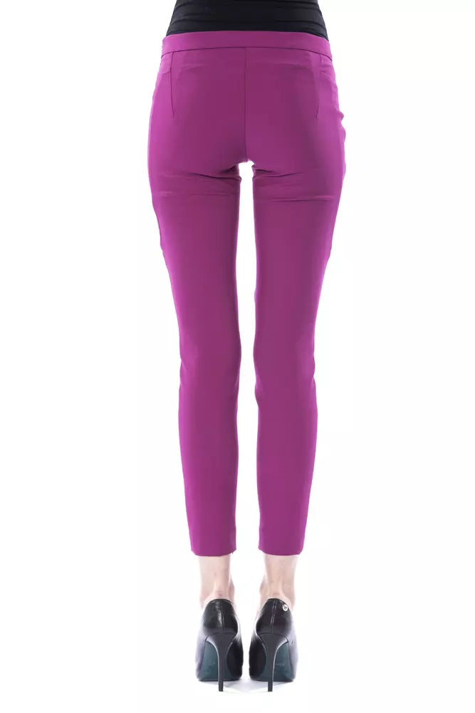 Magenta Women's Skinny Pants