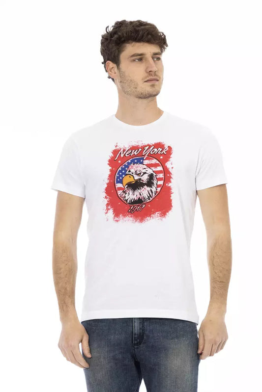 Trussardi Action Men's White Cotton T-Shirt