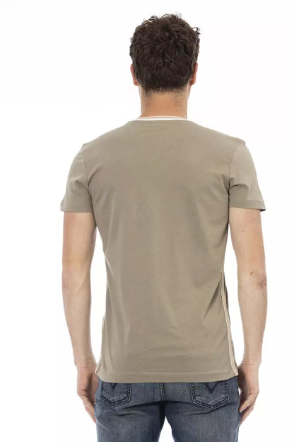 Trussardi Action Men's Green Cotton T-Shirt