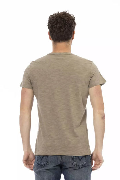 Trussardi Action Men's Green Cotton T-Shirt