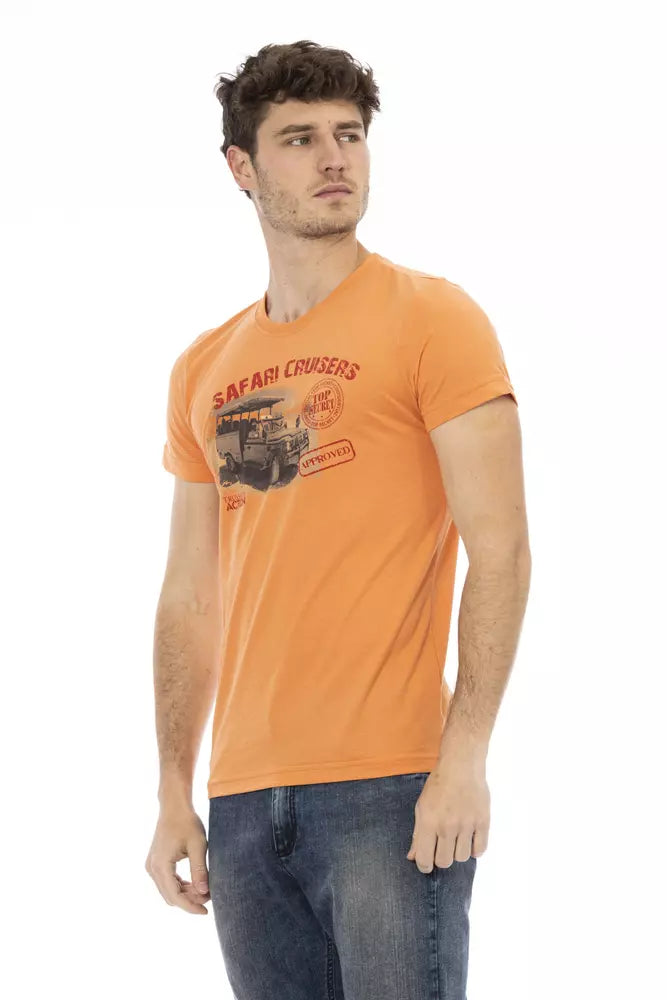 Trussardi Action Men's Orange Cotton T-Shirt