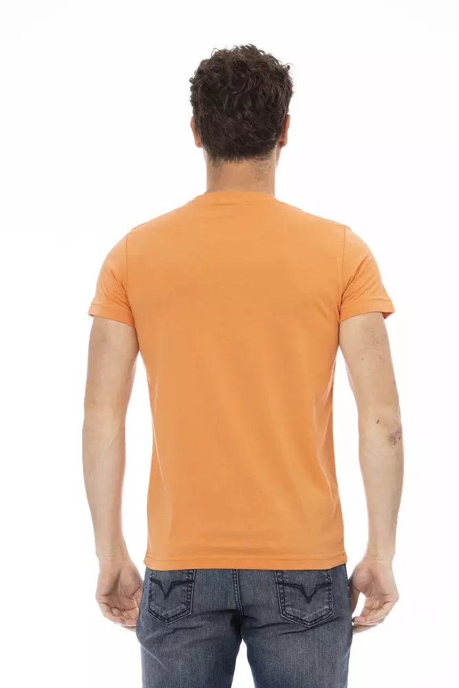 Trussardi Action Men's Orange Cotton T-Shirt
