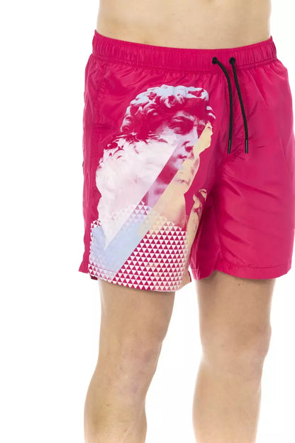 Bikkembergs Men's Fuchsia Polyester Swimwear