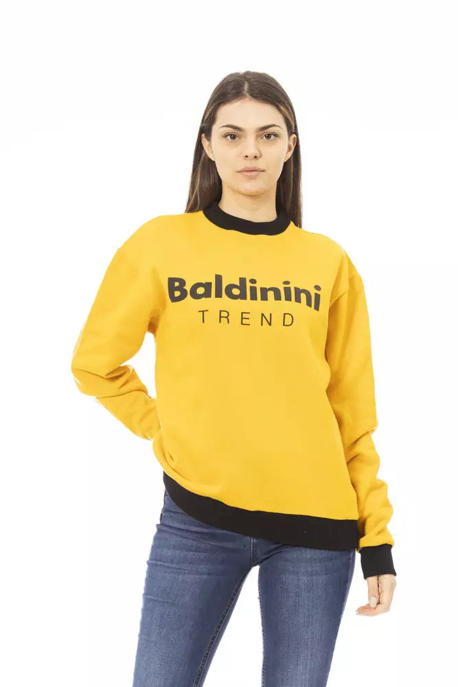 Baldinini Trend Women's Yellow Cotton Sweater