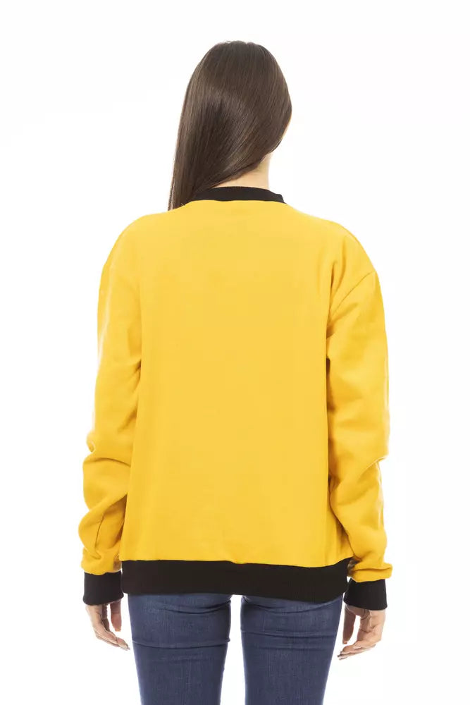 Baldinini Trend Women's Yellow Cotton Sweater
