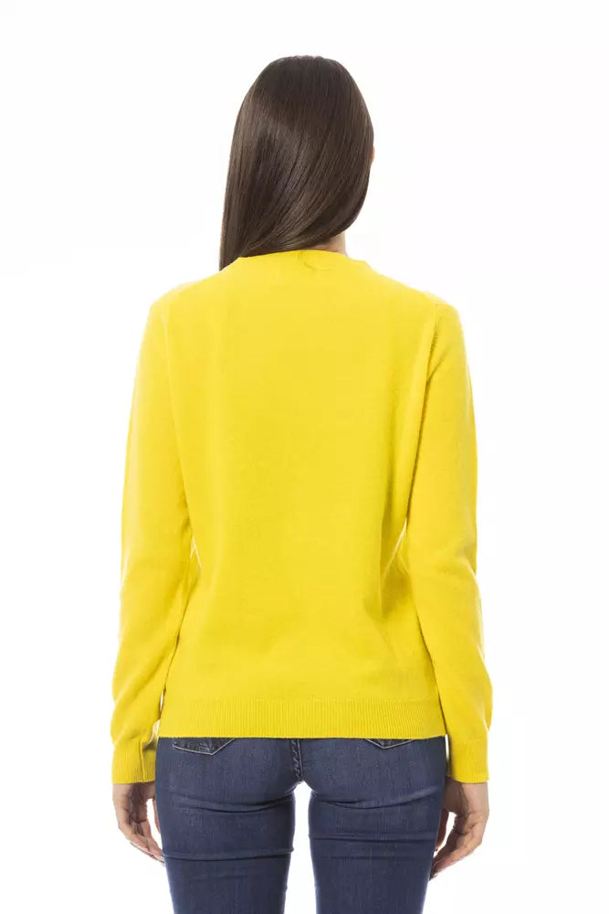 Baldinini Trend Women's Yellow Wool Sweater