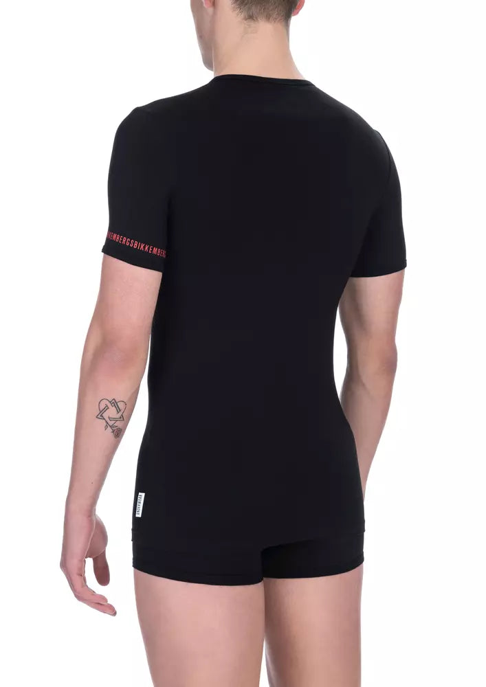 Bikkembergs Men's Black Cotton T-Shirt