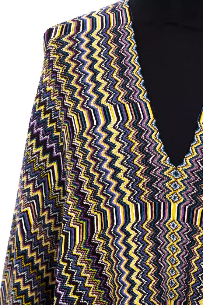 Missoni Women's Multicolor Wool Poncho