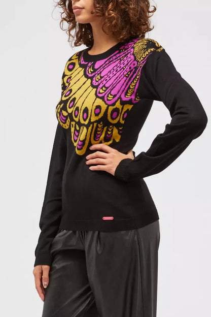 Black Custo Barcelona Women's Wool Sweater
