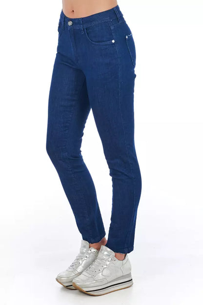 Blue Frankie Morello Women's Skinny Denim Jeans