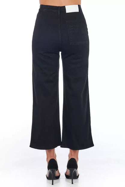 Black Cropped Trousers