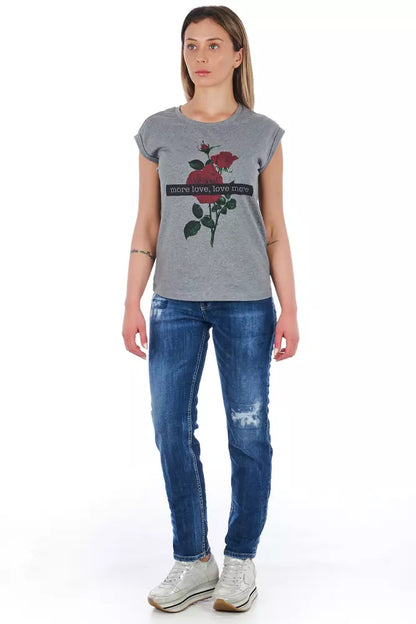 Blue Worn Wash Frankie Morello Women's Jeans