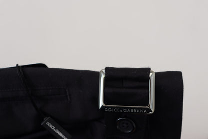 Dolce & Gabbana Men's Black Cotton Chino Formal Pants