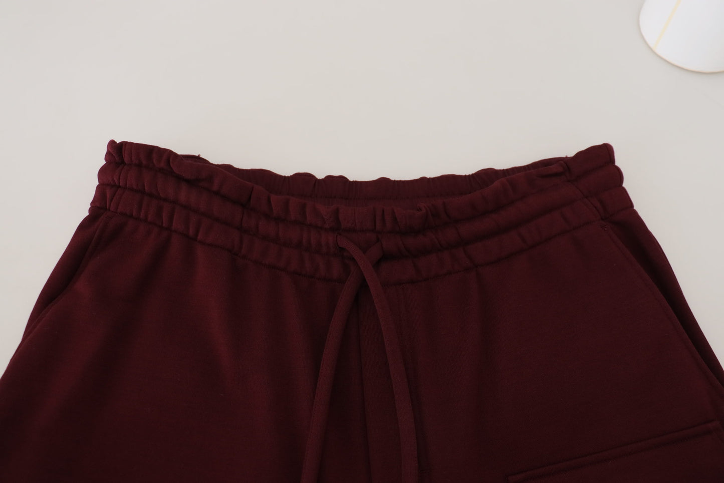 Dolce & Gabbana Men's Maroon Bermuda Cargo Men Shorts