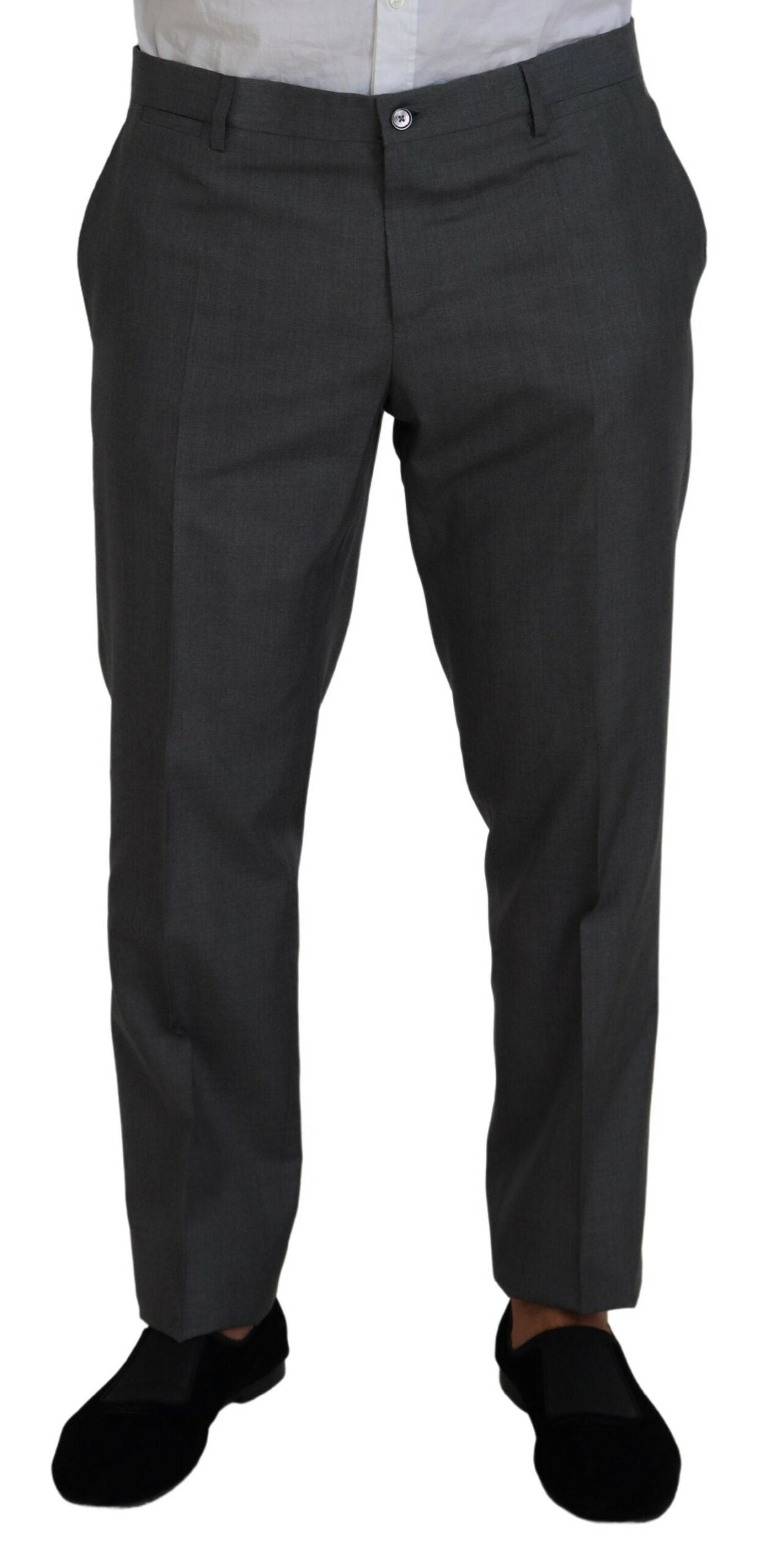 Dolce & Gabbana Men's Gray MARTINI 3 Piece Slim Fit Suit