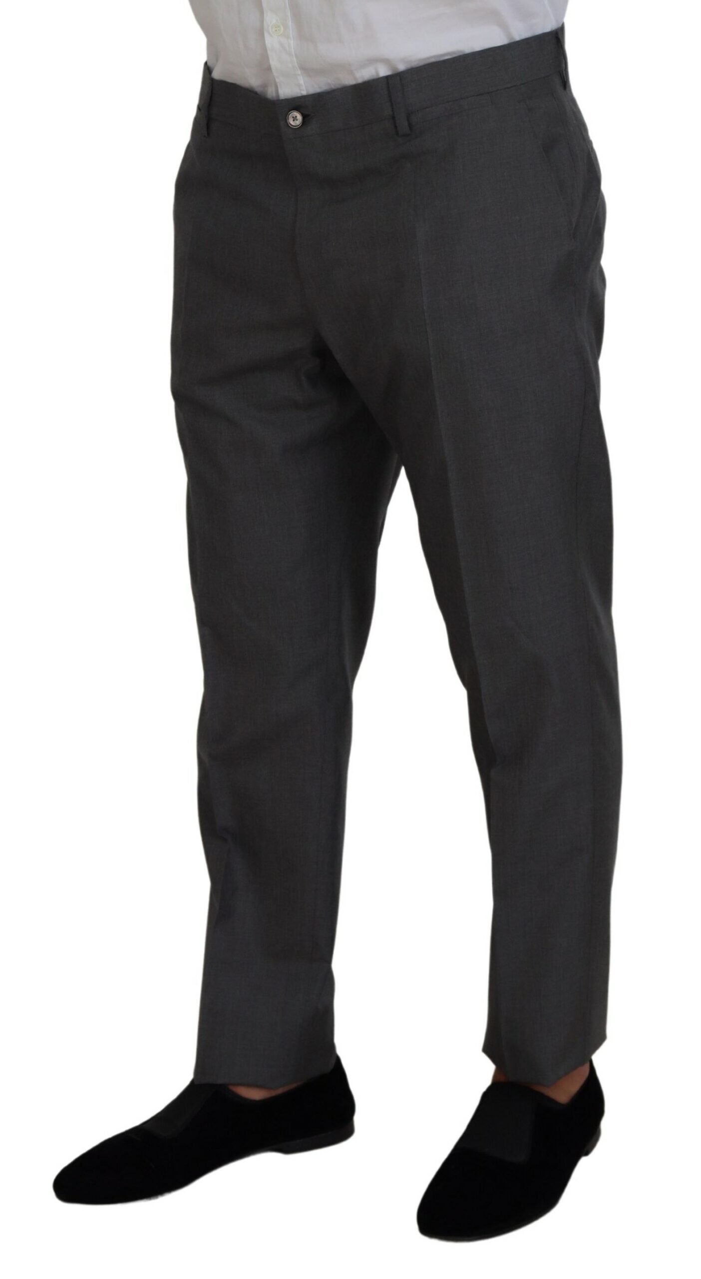 Dolce & Gabbana Men's Gray MARTINI 3 Piece Slim Fit Suit