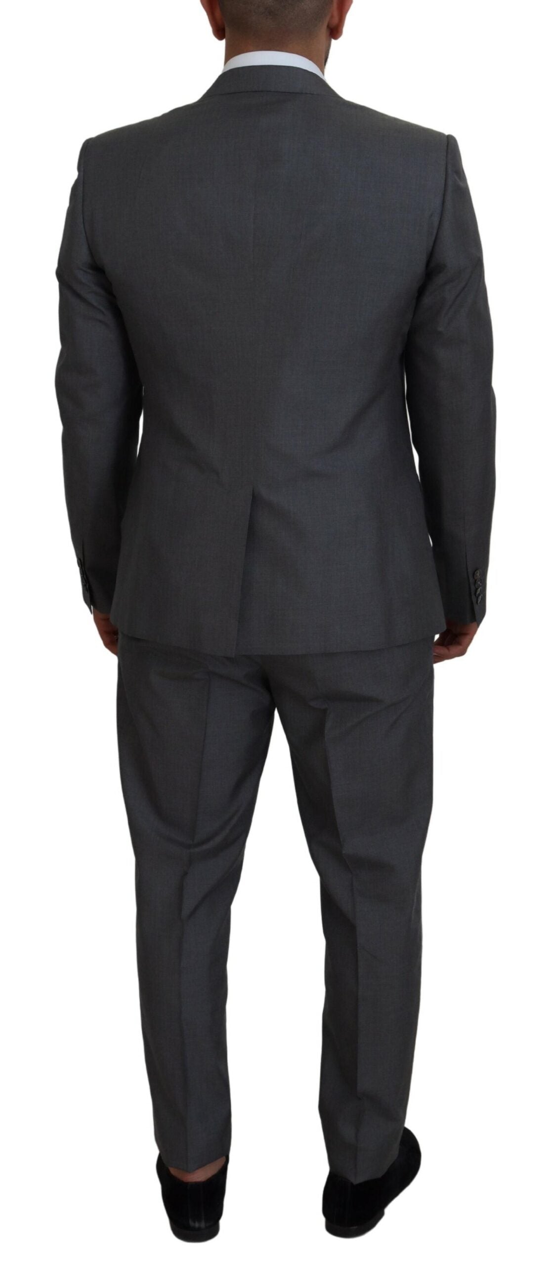 Dolce & Gabbana Men's Gray MARTINI 3 Piece Slim Fit Suit