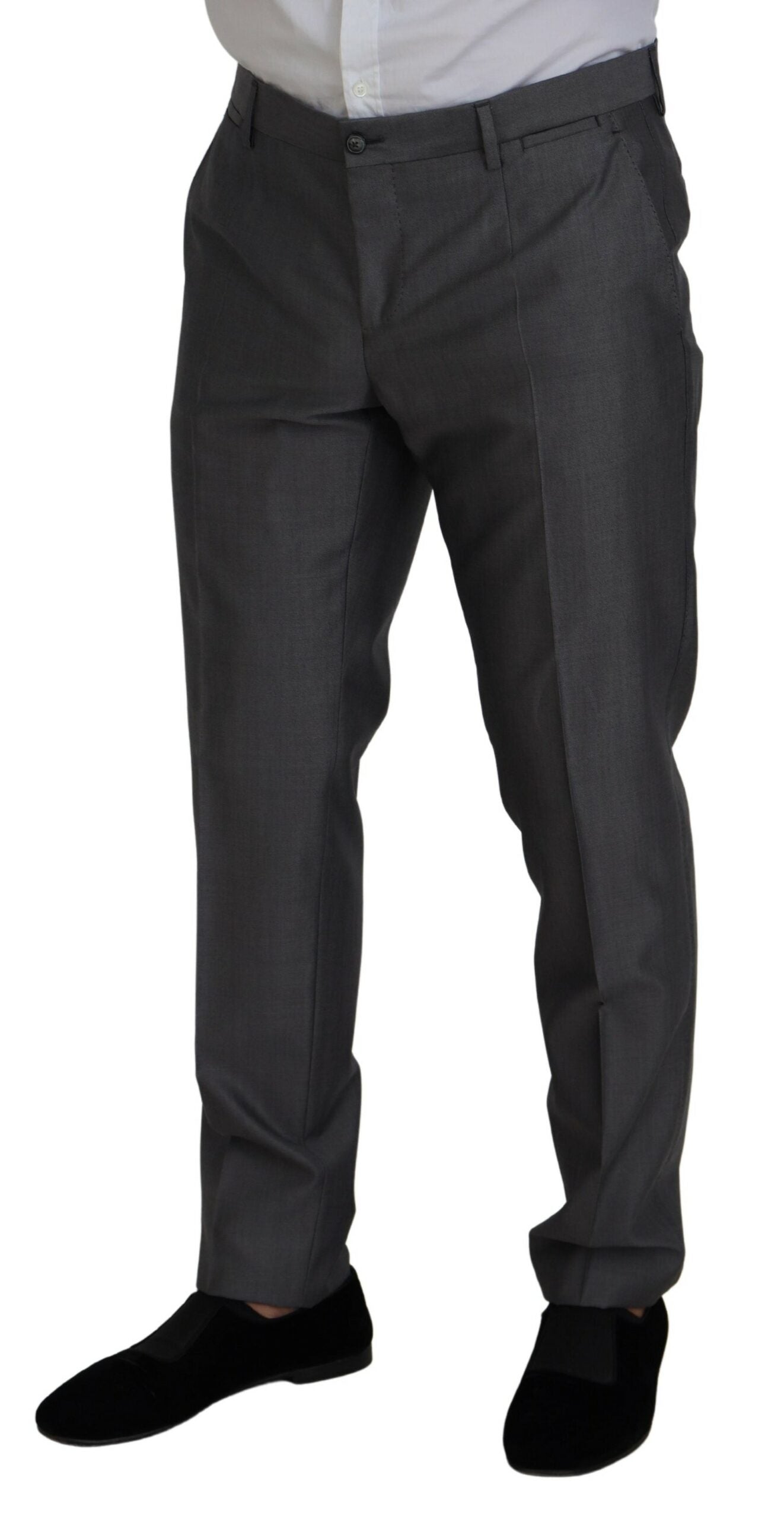 Dolce & Gabbana Men's Gray SICILIA 3 Piece Slim Fit Suit