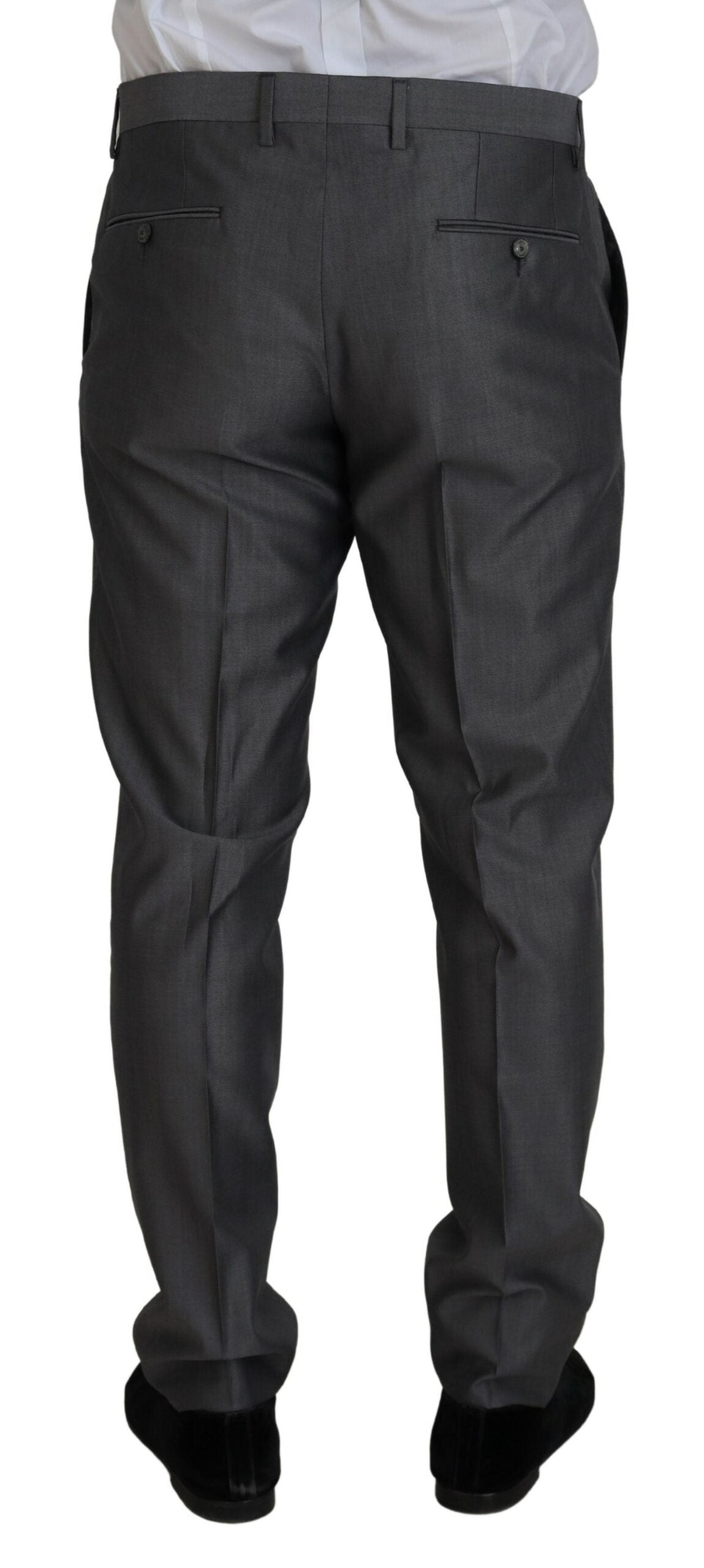 Dolce & Gabbana Men's Gray SICILIA 3 Piece Slim Fit Suit