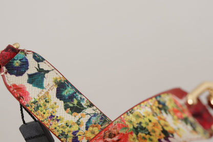 Shoulder Strap by Dolce & Gabbana for unisex in python leather gold, red & signature showcases a enviable design, perfect for elevating any ensemble as part of the Python Leather Shoulder Strap collection.