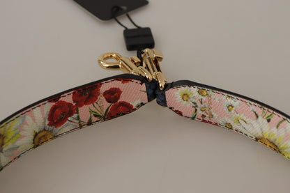 Shoulder Strap by Dolce & Gabbana for unisex in exotic leather & crystal blue & gold showcases a enviable design, perfect for elevating any ensemble as part of the Exotic Leather Crystal Shoulder Strap collection.