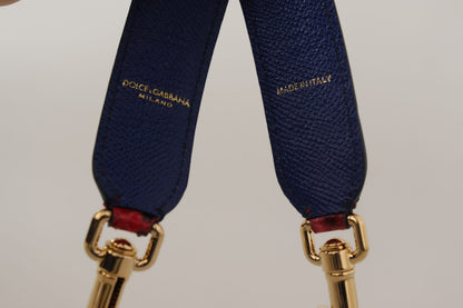 Shoulder Strap by Dolce & Gabbana for women in python leather gold & red features a chic design, presenting a refined view of the Python Leather Shoulder Strap with a chic finish.