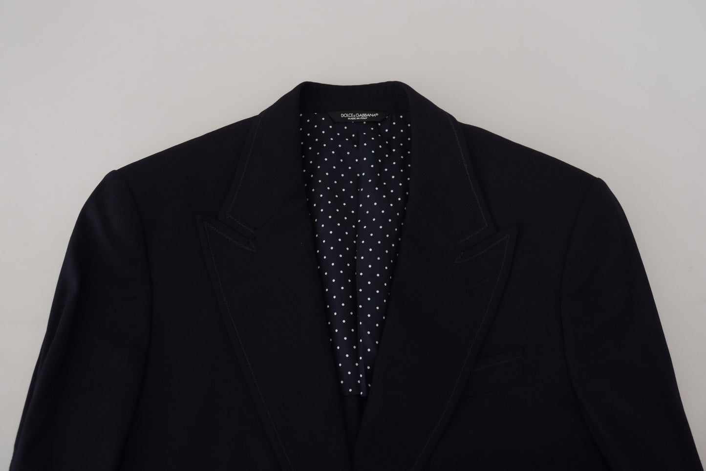 Dolce & Gabbana Men's Black Wool Formal Taormina Blazer
