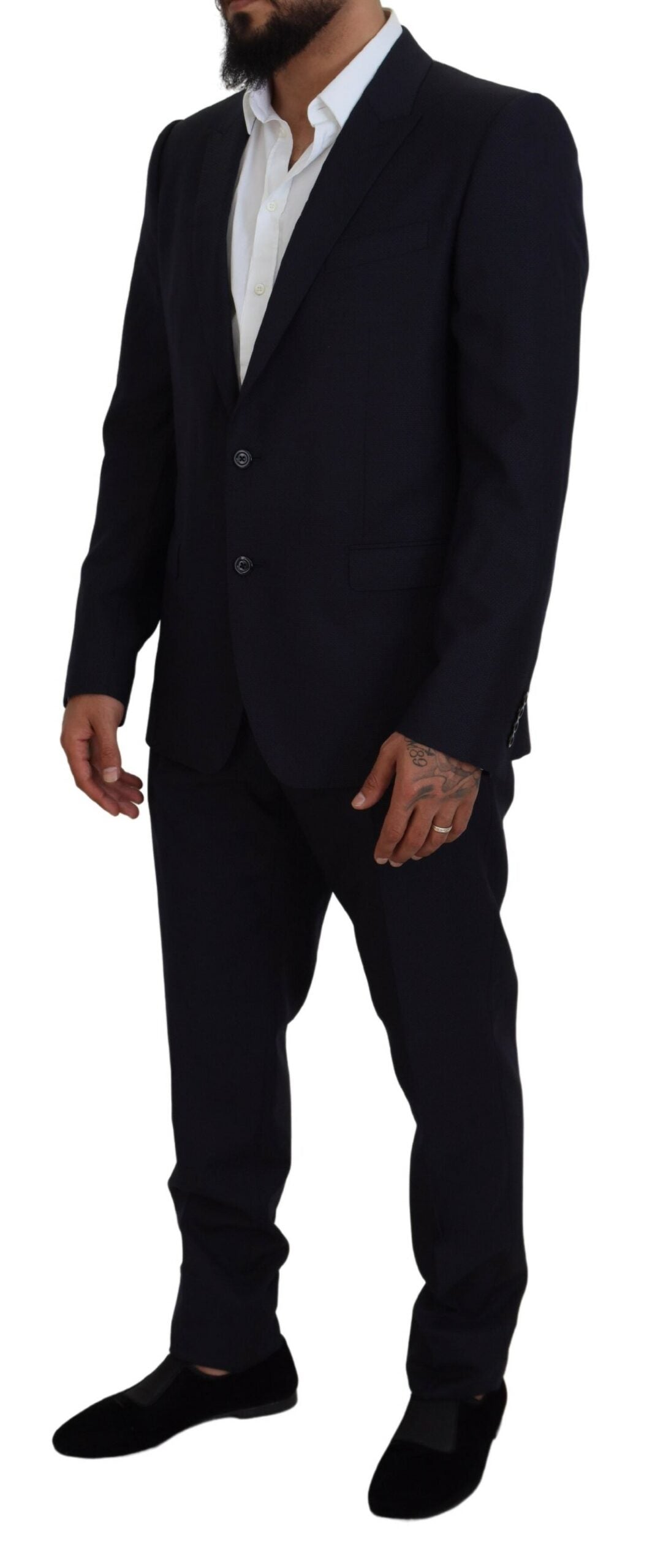 Dolce & Gabbana Men's Blue Single Breasted 2 Piece MARTINI Suit
